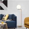 HMLSYZX s,Modern Metal Ledor Light,d Light with Frosted Glass Globe,Reading s for ng Room Bedroom Hotel/White view 4