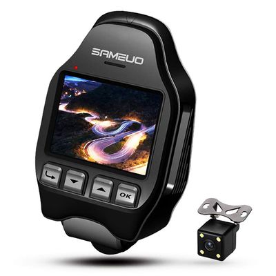 Car Camera Dash Cam Front and Rear Live Viewing 170  Wide-Angle WiF Connection 1080P Dual Lens 24- Video Parking Monitoring Car On-Dash Mounted Cameras