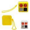 xcivi Anti-Slip Silicone Cover for YOTO Mini Audio Player, Protective Sleeve Case for Mini Player; Accessory for Kids Music Players (case only) (Yellow), YT003 view 1