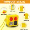 xcivi Anti-Slip Silicone Cover for YOTO Mini Audio Player, Protective Sleeve Case for Mini Player; Accessory for Kids Music Players (case only) (Yellow), YT003 view 2
