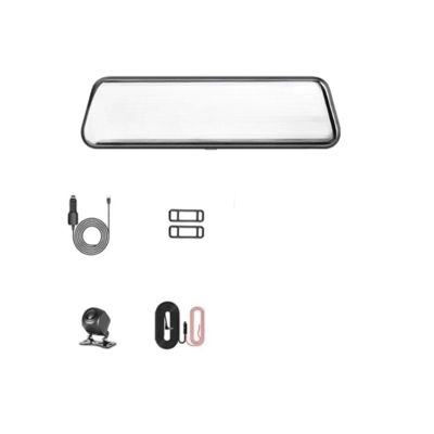 24H Surveillance Dash Cam 10'' Car DVR Rear Camera 1440P Drive Video Recorder Registrator Auto Rearview Dual Dashcam Black Box (Color : Front Cam Only), laiyong1987 (Dual Lens 32GB)