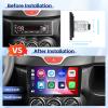 9 Inch Single Din Car Stereo Wireless Carplay Android Auto, 1 Din Touch Screen Car Radio FM AM Audio Receiver with Bluetooth EQ SWC Mirror Link, Backup Camera Mic view 2