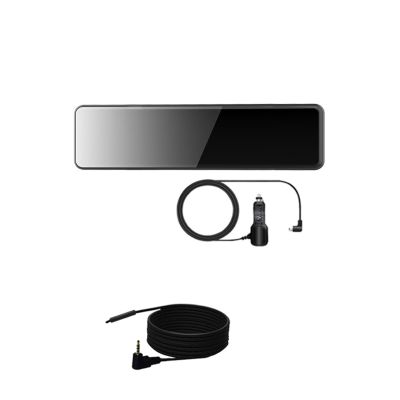Car Dvr Mirror Dash Cam Dual Lens Dashcam Car Camera Full Hd 1080P Drive Recorder Stream Media Rear View IPS Screen Mirror (Color : Dual1080P-10M-BL, Size : 32G), laiyong1987 (Dual1080P 10M Cable)