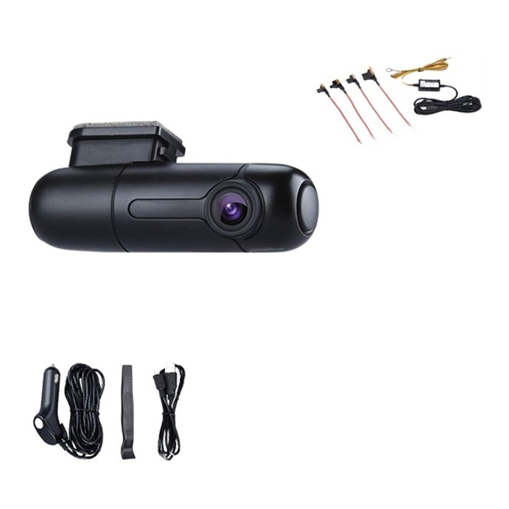 B1W Dash Camera Car Dvr HD 1080P Mini WiFi Dash Cam 360 Degree Rotate 24H Parking Mode Car Dashboard Video Recoder (Color : Add CPL n Kit, Size : with 32GB Card) (Add Hardwire Kit No Card)