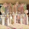 Aerdce Pink Butterfly Arched Background Fabric Covers Spring Pink Floral Arch Backdrop Stand Cover for Butterfly Kisses Party Decorations Props(Only Cover) view 4