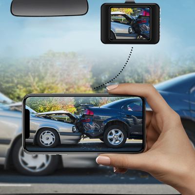 DirectNine Basics Dash Cam Car Camera G-Sensor Loop Recording 2-Inch Screen Hd Car Traffic Recorder Night Vision Car Surveillance Video Dash Camera for Car