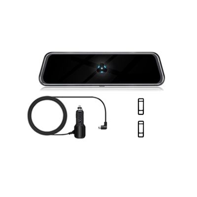 10 Inch 2.5K 1440P Car Dvr Mirror Dash Cam Dual Lens Dashcam Full Hd Drive Recorder Stream Dash Car Camera Rearview Mirror (Color : 2.5K-1080P- 6M, Size : 64G), laiyong1987 (Single Len 1080P 64G)