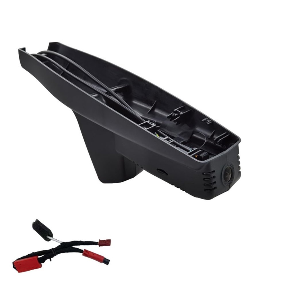 Plug and Play HD 1080P Hidden WiFi Car Dvr Dash Cam Car Camera Compatible for BMW I3 I01 2013 2014 2015 2016 2017 2018 2019 2020 2021 (Color : Black One Cam Rain, Size : with 128G TF Card) (