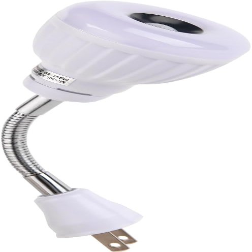 eyesfon Plug in Motion Sensor Light, Dusk to Dawn Night Light AC Outlet Plug-in Wall Stair Lamp Indoor Smart Motion Activated LED Sensor Light (5, Watts)
