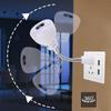 eyesfon Plug in Motion Sensor Light, Dusk to Dawn Night Light AC Outlet Plug-in Wall Stair Lamp Indoor Smart Motion Activated LED Sensor Light (5, Watts) view 2