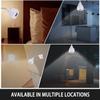 eyesfon Plug in Motion Sensor Light, Dusk to Dawn Night Light AC Outlet Plug-in Wall Stair Lamp Indoor Smart Motion Activated LED Sensor Light (5, Watts) view 3