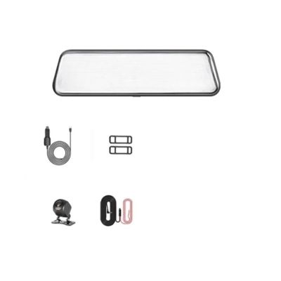 24H Surveillance Dash Cam 10'' Car DVR Rear Camera 1440P Drive Video Recorder Registrator Auto Rearview Dual Dashcam Black Box (Color : Front Cam Only), laiyong1987 (Dual Lens 64GB)