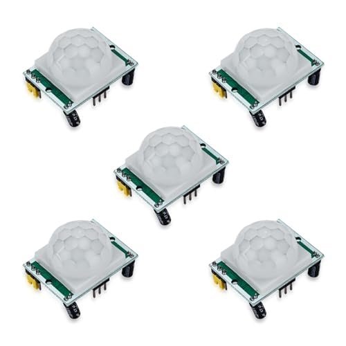 5Pcs HC-SR501 PIR Sensor Infrared Sensor Body Motion Sensor Module Pyroelectric Probe Induction Switch Electronic