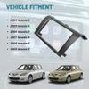 NuIth Double DIN Radio Dash Kits for 2004-2009 Mazda 3, Double Din Radio Mount Housing Bracket Installation Trim Bezel Kit Installation Aftermarket Stereo view 2