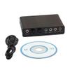 USB 6 Channel 5.1 External Optical Audio Sound Card for Notebook PC Laptop Professional External USB Sound Card (Color : A) (A) view 4