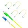 5Pcs 0.3 Meter Fiber Optic Patch Cord SC APC to LC UPC, Simplex Single Mode Fiber Cable Jumper OS2 G652D 9/125m, 1310nm/1550nm LSZH 3.0mm view 1