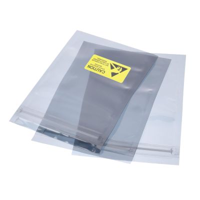 MECCANIXITY Anti Static Bags Shielding Bag 50pcs 4x5inch(10x13cm) Resealable with Labels for Hard Drive HDD SSD PCB Board