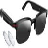 Smart Glasses Smart Sunglasses for Men Women Glasses with Bluetooth Audio Music Control Call Answer Open Ear Sound with Built-in Mic/Speakers HD Voice Assistant Compatible with iOS Android Phones view 1