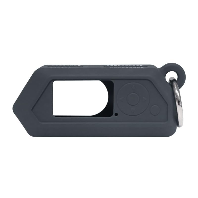 Aokicase Silicone Case for Flipper Zero, Soft Protective Case for Flipper Zero Device, Anti-Scratch Protective Cover for Flipper Zero WiFi with Carabiner 8 Color (Grey)