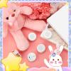 Handepo 2 Pcs 20 Seconds White Voice Recorder Toy Recording Device Record Messages for Plush Toy Doll Stuffed Bear Toy Pillow view 3