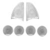 VNFEJEJR Fit for Benz C E Class GLC W205 W213 X253 2015-2023 Stainless Steel Car Door Trumpet Treble Speaker Cover Car Accessories Door Audio Speaker Cover(for GLC X253) view 1