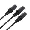 3.5mm Gold Plated PVC 3-Pole Plug to 3 Way Stereo Headphone Splitter Adapter Cable AUX Output Adapter view 2