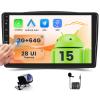 2+64GB Android Car Stereo for Toyota Sienna 2004-2010 Wireless Carplay Android Auto, 9 Inch Touchscreen Car Radio GPS Navi WiFi Bluetooth Backup Camera FM RDS Radio EQ SWC view 1