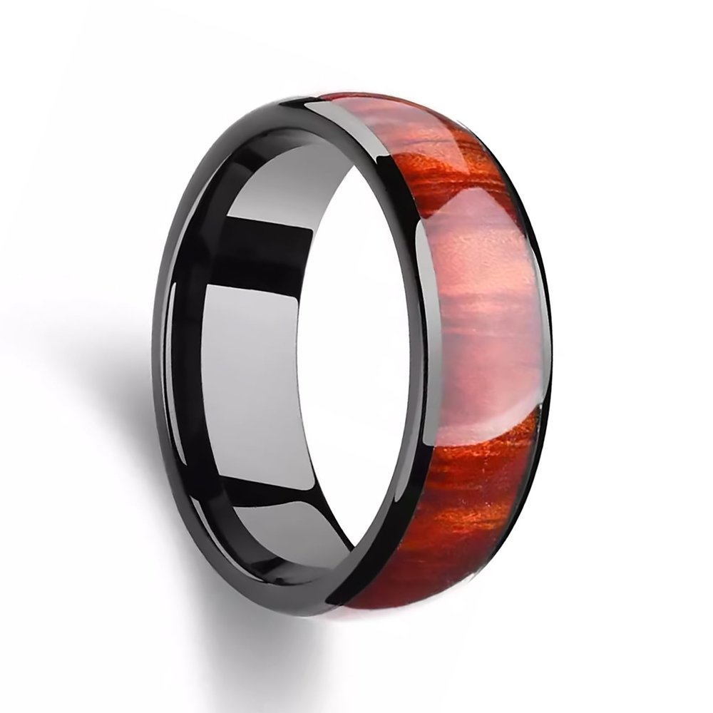 DirectNine Basics T5577 Chip RFID Smart Ring Ceramic Epoxy Resin Ring Rewritable Clone 125kHz Access Control Lock Key Cards (Grain, US#9)