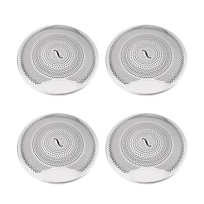 VNFEJEJR 4X Fit for Benz E C GLC Class W213 W205 X253 Car Door Audio Cover Speaker Loudspeaker Trim Decoration Interior Accessories Door Audio Speaker Cover