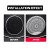 VNFEJEJR 4X Fit for Benz E C GLC Class W213 W205 X253 Car Door Audio Cover Speaker Loudspeaker Trim Decoration Interior Accessories Door Audio Speaker Cover view 3