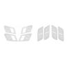 VNFEJEJR Car Styling Door Unlock Switch Speaker Audio Button Decoration Cover Stickers Fit for Audi Q5 FY 2018-2023 Interior Accessories Door Audio Speaker Cover view 1