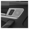 VNFEJEJR Car Styling Door Unlock Switch Speaker Audio Button Decoration Cover Stickers Fit for Audi Q5 FY 2018-2023 Interior Accessories Door Audio Speaker Cover view 2