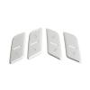 VNFEJEJR Car Styling Door Unlock Switch Speaker Audio Button Decoration Cover Stickers Fit for Audi Q5 FY 2018-2023 Interior Accessories Door Audio Speaker Cover view 4
