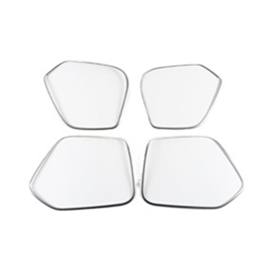 VNFEJEJR Stainless Steel Car Door Audio Speaker Frame Decoration Cover Trim Fit for Audi Q3 2012-2016 Styling Interior Accessories Door Audio Speaker Cover(Silver)
