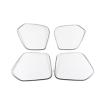 VNFEJEJR Stainless Steel Car Door Audio Speaker Frame Decoration Cover Trim Fit for Audi Q3 2012-2016 Styling Interior Accessories Door Audio Speaker Cover(Silver) view 1