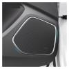VNFEJEJR Stainless Steel Car Door Audio Speaker Frame Decoration Cover Trim Fit for Audi Q3 2012-2016 Styling Interior Accessories Door Audio Speaker Cover(Silver) view 2