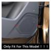 VNFEJEJR Stainless Steel Car Door Audio Speaker Frame Decoration Cover Trim Fit for Audi Q3 2012-2016 Styling Interior Accessories Door Audio Speaker Cover(Silver) view 3