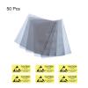 MECCANIXITY Anti Static Bags Shielding Bag 50pcs 4.7x6inch(12x15cm) Open Top with Labels for Hard Drive HDD SSD view 3