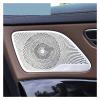VNFEJEJR Fit for Benz S Class W222 2014-2020 Car Accessories Door Loudspeaker Window Triangle Tweeter Audio Speaker Cover Trim Frame Door Audio Speaker Cover(B) view 2