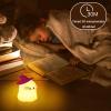 Ghost Night Light, Cute LED Silicone Lamp,Dimmable Bedside Bedside LED Lamp, Rechargeable Nursery Nightlight, with 30 Minute Timer Touch Lamp for Birthday Halloween Christmas Bedroom Decorations view 3