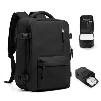 VGCUB Travel Backpack for Women Men for Spirit Airlines Personal Item Bag 18x14x8 Inches Laptop College Waterproof Carry on Flight Approved Work Backpack Mochila de Viaje,Black