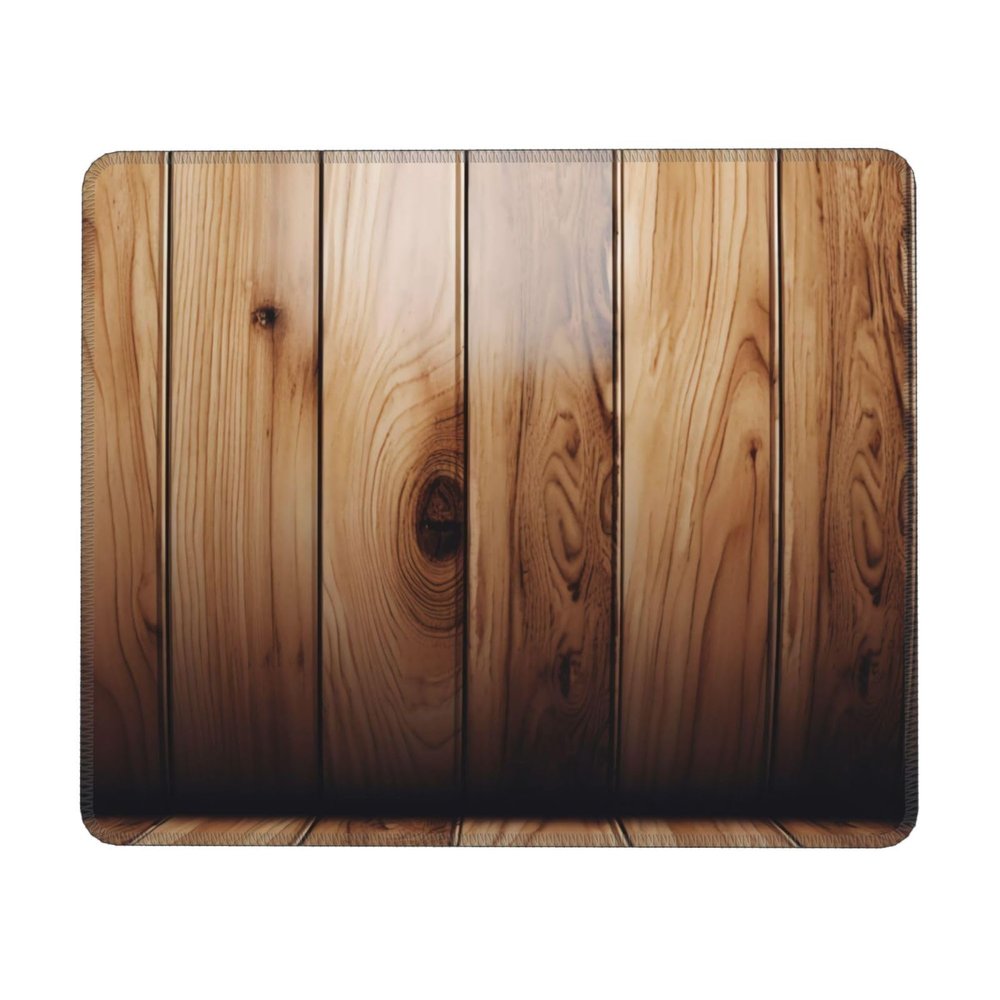 (Wood Grain) Gaming Mousepad, Waterproof Non-Slip Desk Mat Keyboard Pad Mousepad Home Office Desk Accessories and Decor for Women Men - 7.9 x 9.5 in