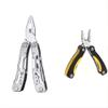 LIUZHANGYU 2Pcs,14-In-1 Multitool with Safety Locking, Professional Stainless Steel Multitool Pliers Pocket Knife, Bottle Opener, Screwdriver with Nylon Sheath (Multi-purpose pliers(Silvery&Yellow)) view 1