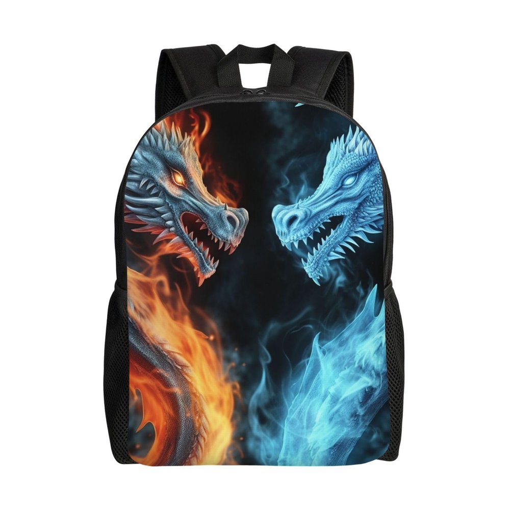 JHLMN Backpack Ice and Fire Dragons Travel Casual Laptop Backpack Waterproof Hiking Daypack for Men Women