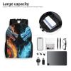 JHLMN Backpack Ice and Fire Dragons Travel Casual Laptop Backpack Waterproof Hiking Daypack for Men Women view 4