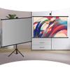 BIUBPW Outdoor Indoor Projector Screen, Stand Projection Screen for Home Theater Office Backyard Camping, 16:9 4K HD PVC Movie Screens(60inch-16:9) view 1