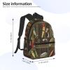 JBYJBX Fishing Lure Style Print Double Shoulder Backpack,Casual Bag Laptop Backpack,Work,Travel,Sports Daily Use view 4
