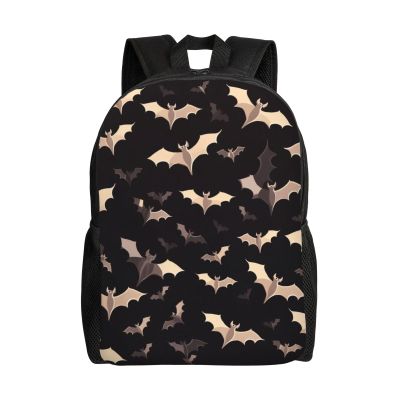JHLMN Backpack Halloween Flying Bats Travel Casual Laptop Backpack Waterproof Hiking Daypack for Men Women
