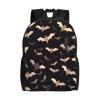 JHLMN Backpack Halloween Flying Bats Travel Casual Laptop Backpack Waterproof Hiking Daypack for Men Women view 1