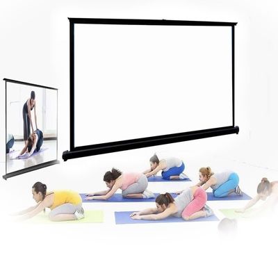 REDEXI Projection Screen 20inch 30inch 40inch 50inch Projector Screen Indoor/Outdoor Projection Screen Portable Movie Screen Small Pull Up Projection Screen(20inch-4:3)